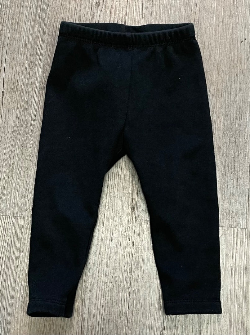 Black Old Navy Fleecelined legging, 18-24M