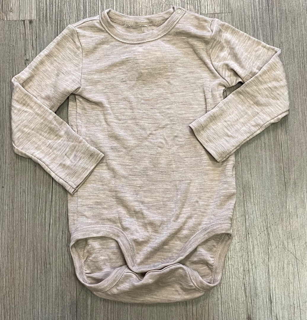 Tan Onesie LS, 18-24M