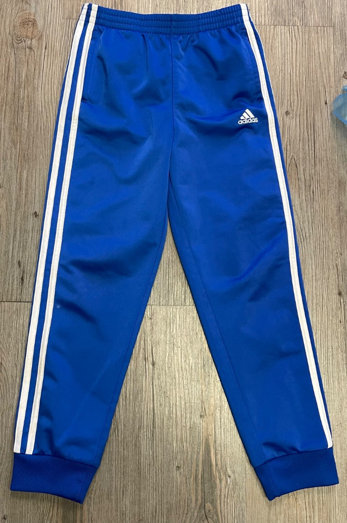 Blue Adidas Track Pants, 7Y