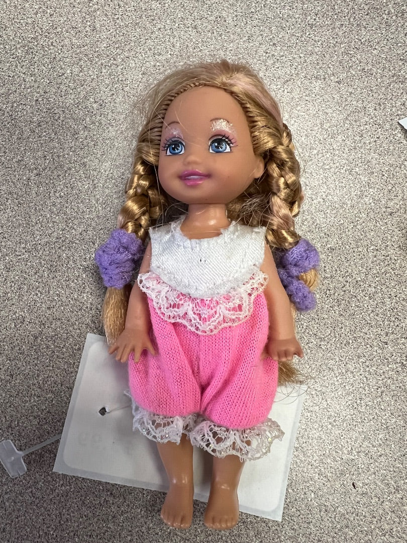 Blonde Braids Mattel Kelly Doll, 4 inch