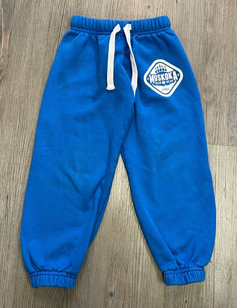 Blue Muskoka Bear Sweatpants, 4-5Y