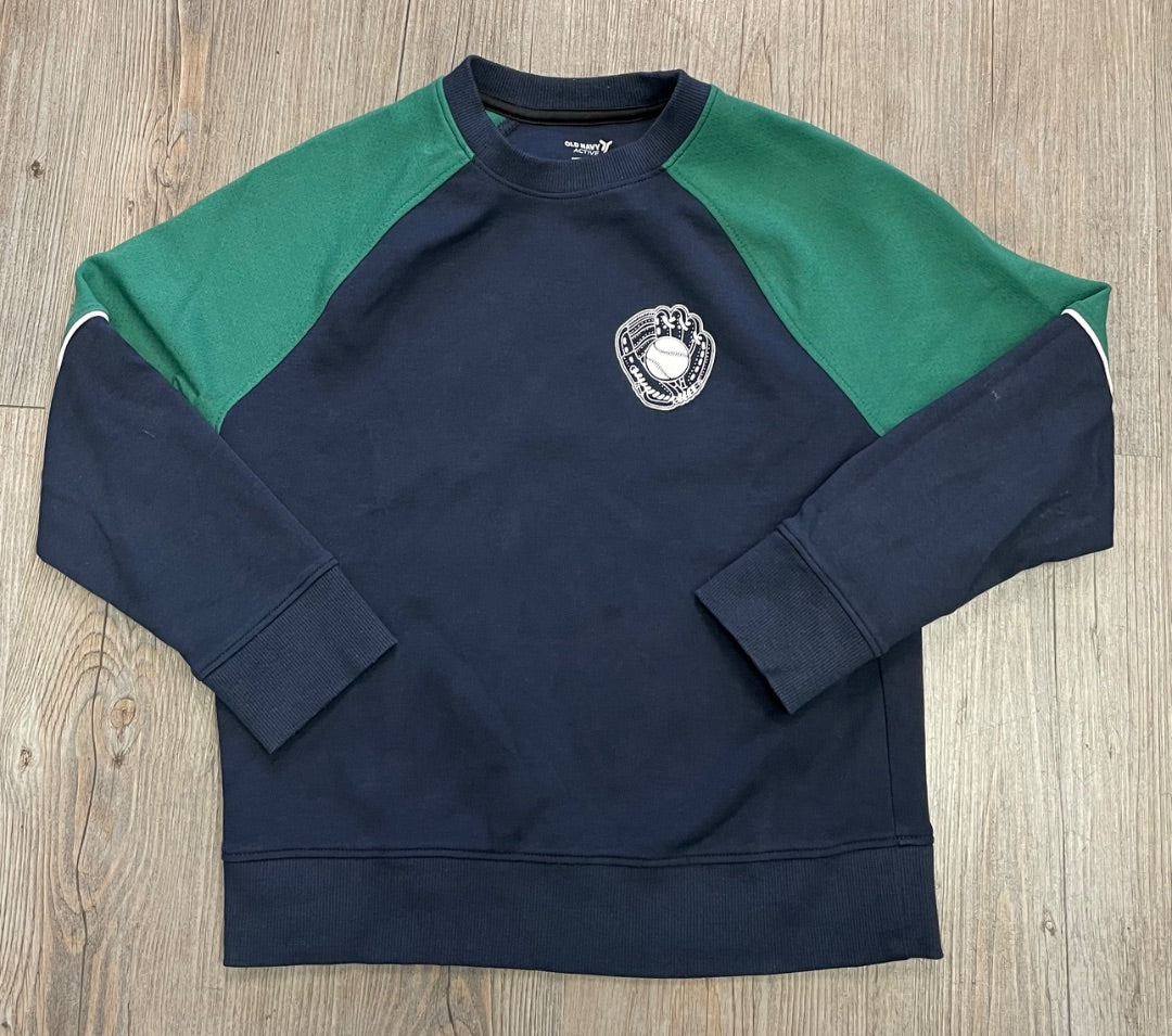 Green, Navy Old Navy Active Pullover, 6-7Y