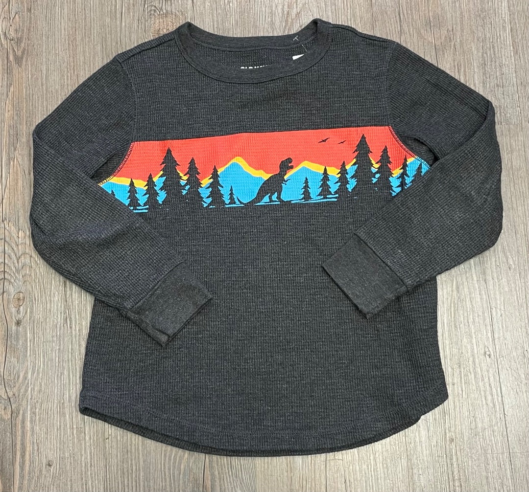 Black Old Navy LS Top, 6-7Y