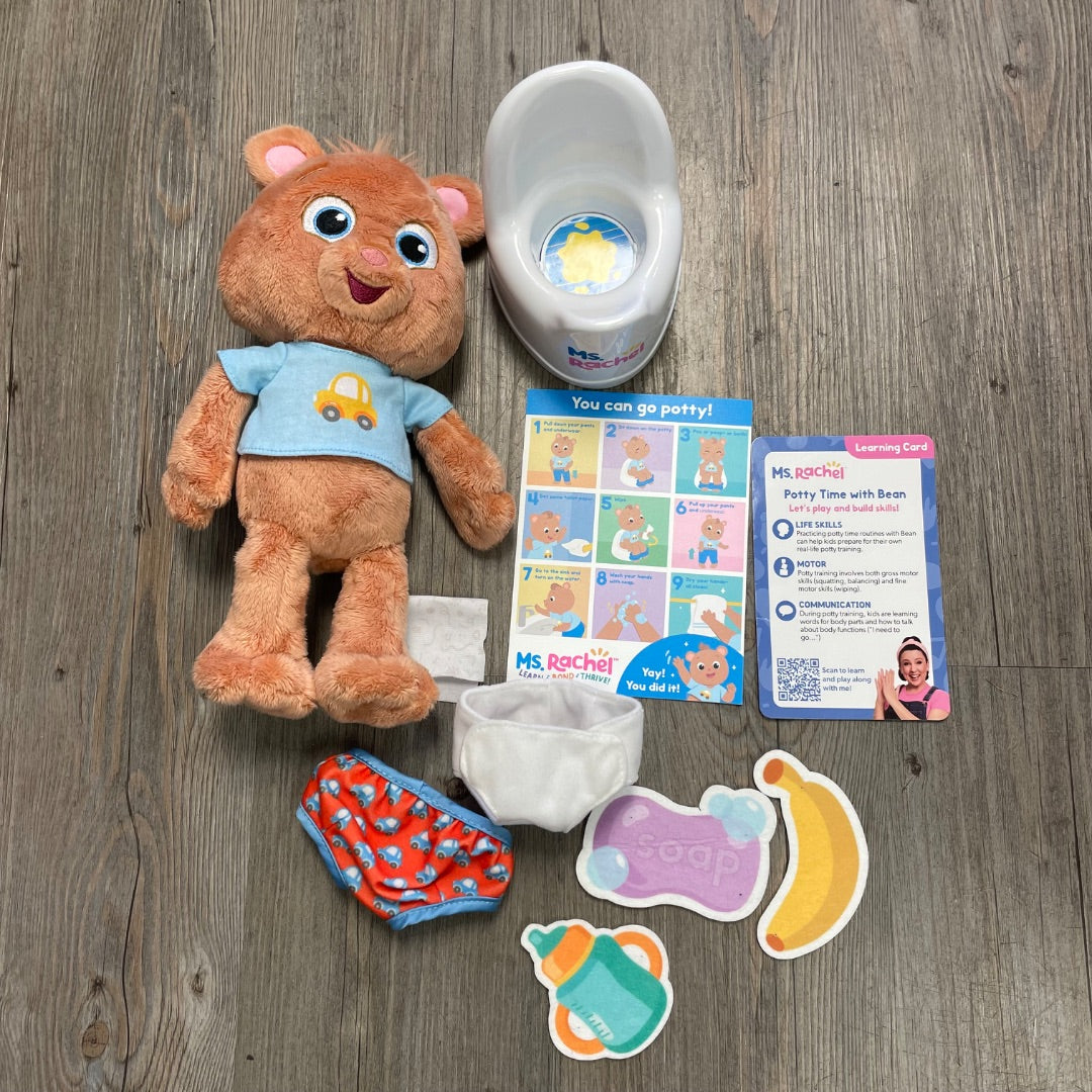 Multi Colour M&D Ms Rachel Potty Time With Bean, Pre-owned