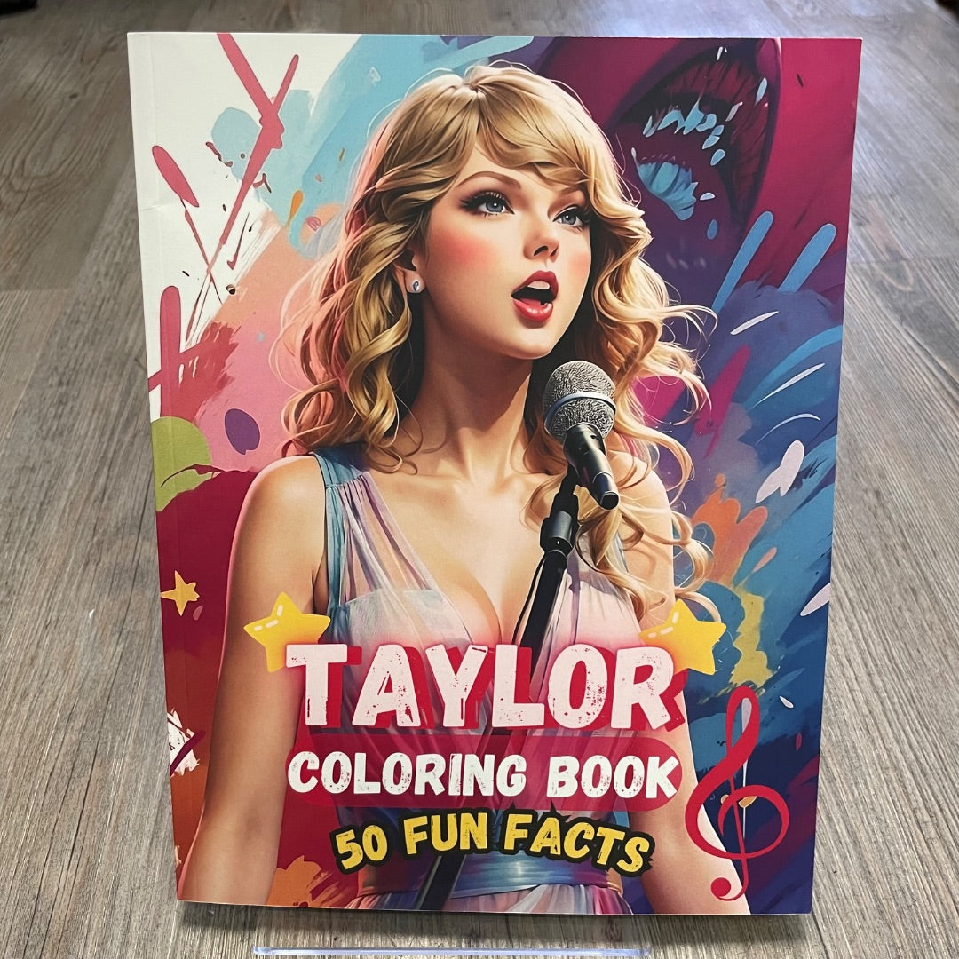 Multi Colour Taylor Coloring Book, Paperback