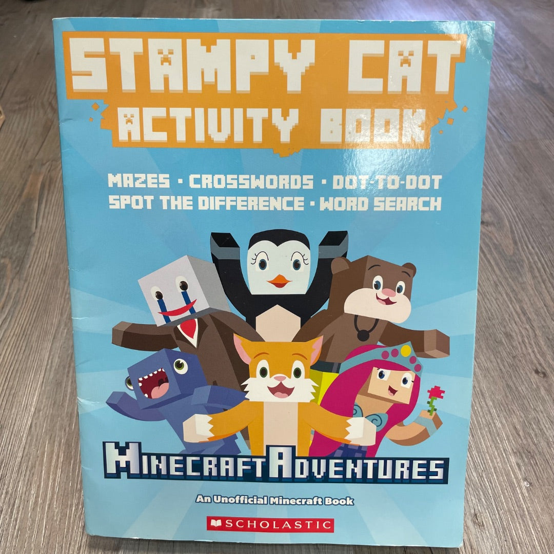 Multi Colour Stampy Cat Activity Book, Paperback
