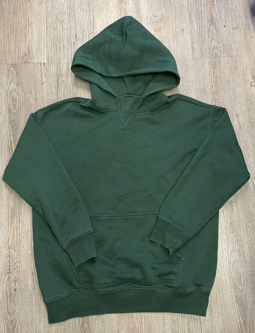 Green Gap Pullover Hoodie, 12Y