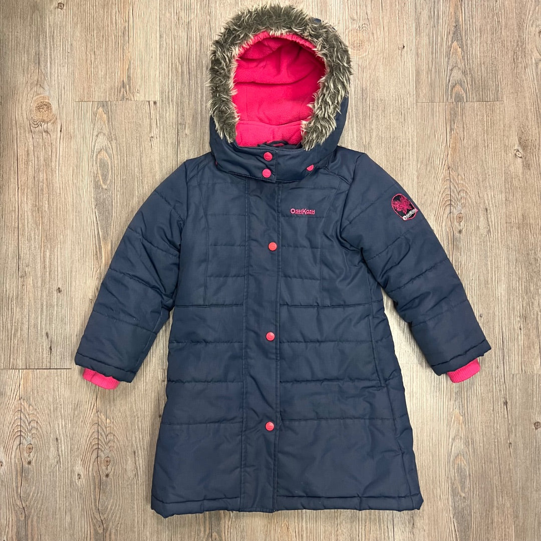 Navy Oshkosh Parka, 4Y