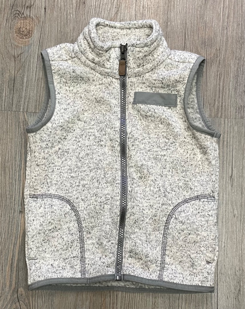 Grey Carters Fleece Vest, 3Y