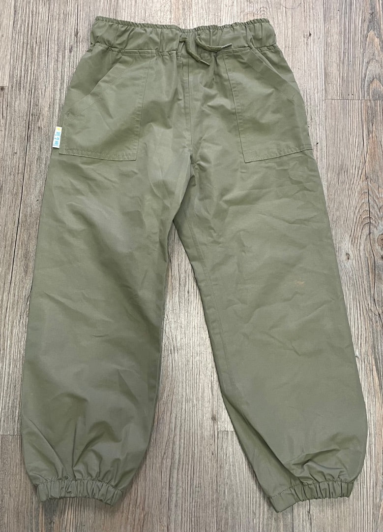 Olivegreen Jan & Jul Rain Pants, 5Y