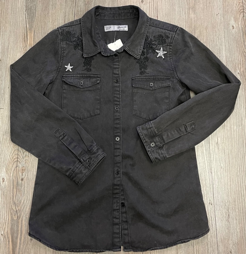 Black Denim co. Denim Shirt, 11-12Y