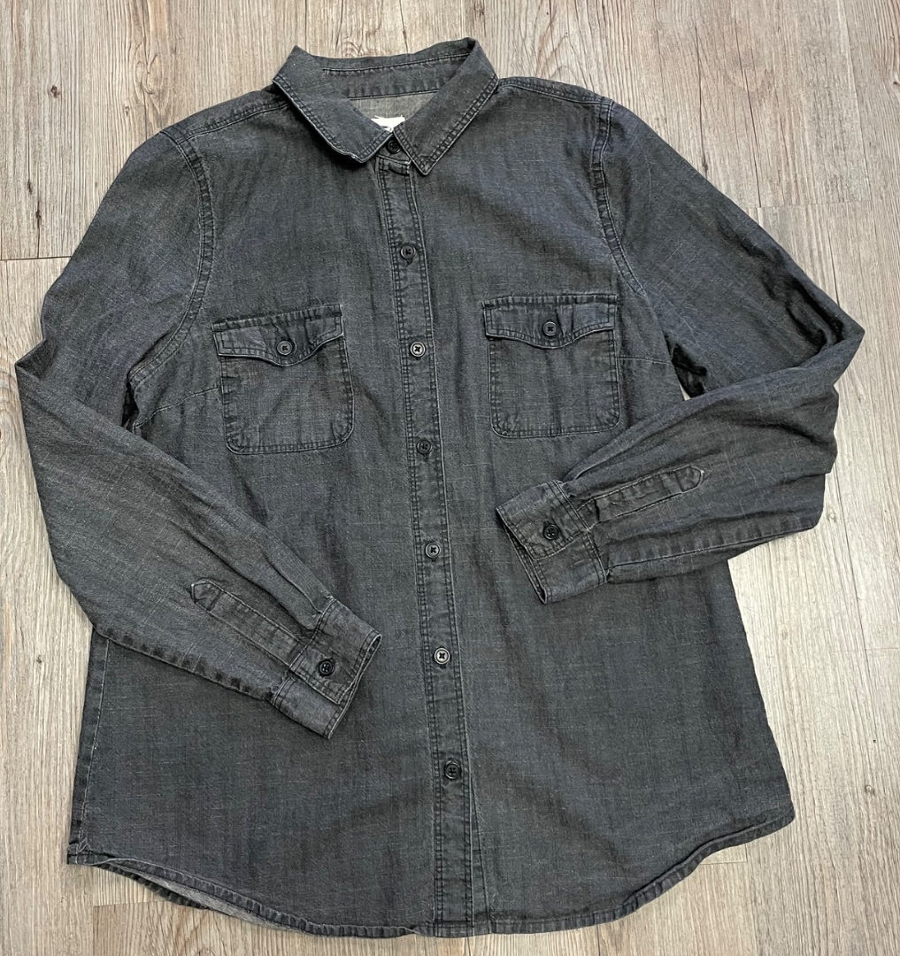 Black Old Navy Denim Shirt, XS