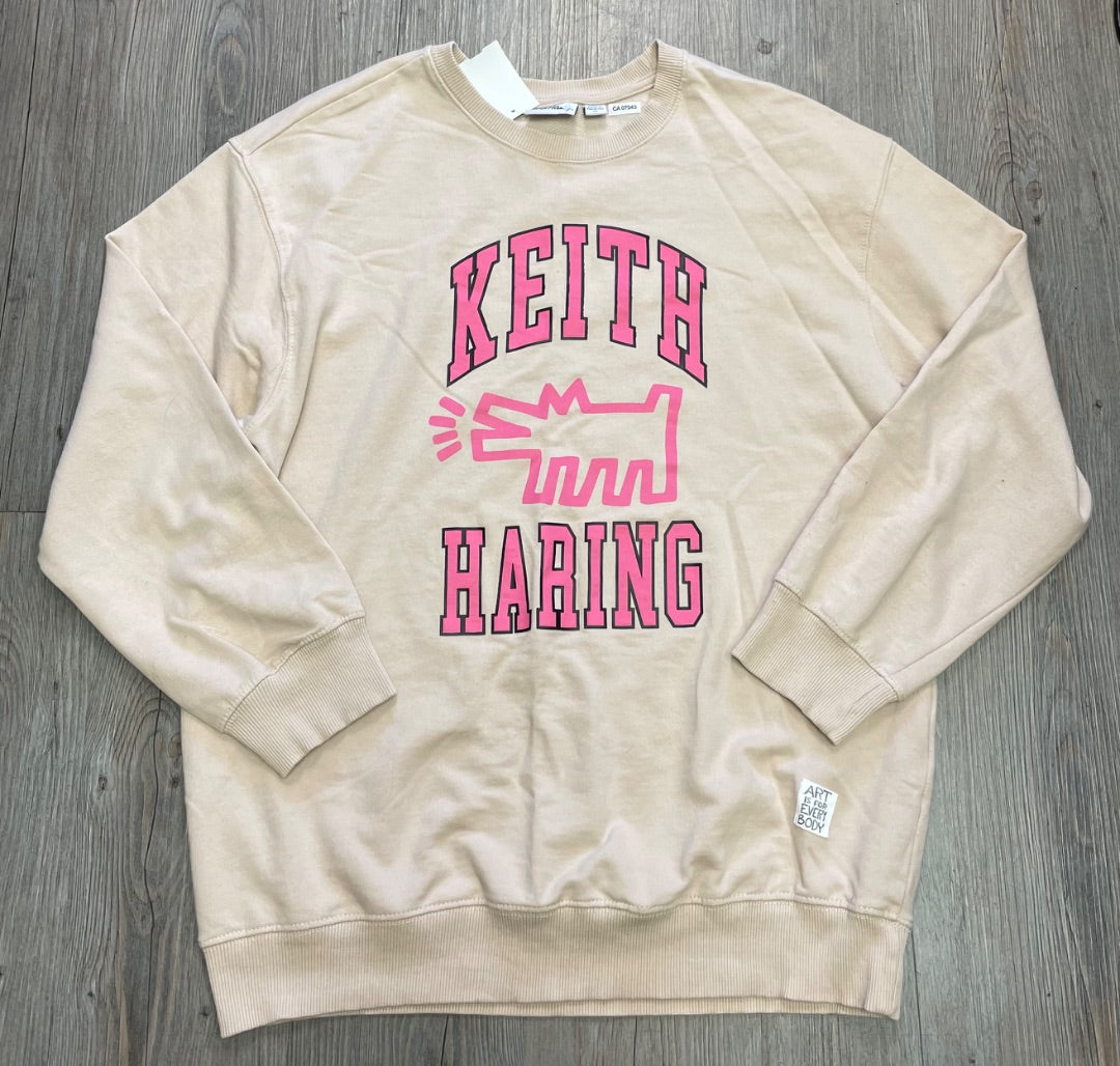 Brown Keith Haring Sweatshirt, 14Y
