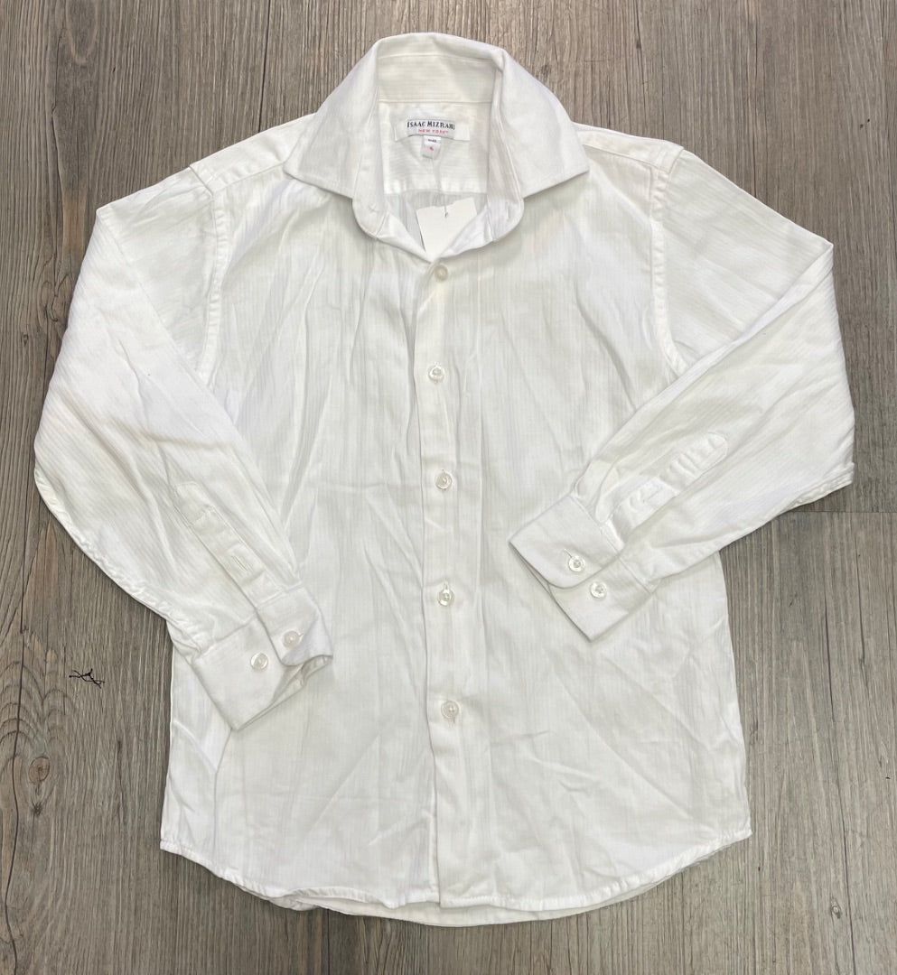 White Isaac Mizrahi LS Shirt, 6Y