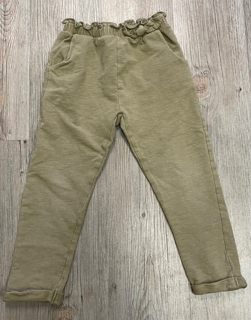 Olivegreen Zara Pants, 4-5Y
