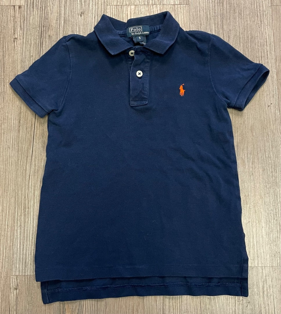 Navy Polo Ralph Lauren SSL Polo, 5Y