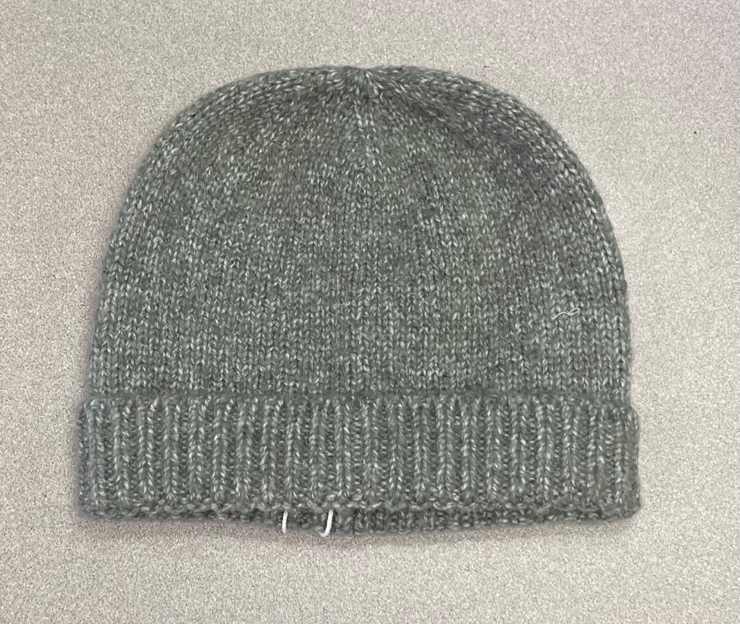 Green Rylee + Cru Soft Knit Beanie, 1-4Y