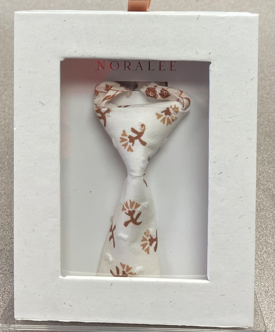 Beige Noralee Floral Tie, 1-4Y