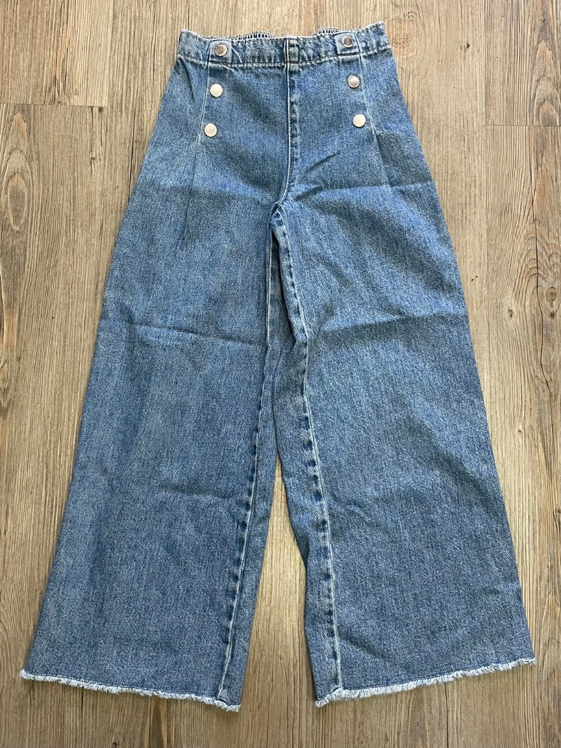 Blue H&M Boot Cut Jeans, 7Y