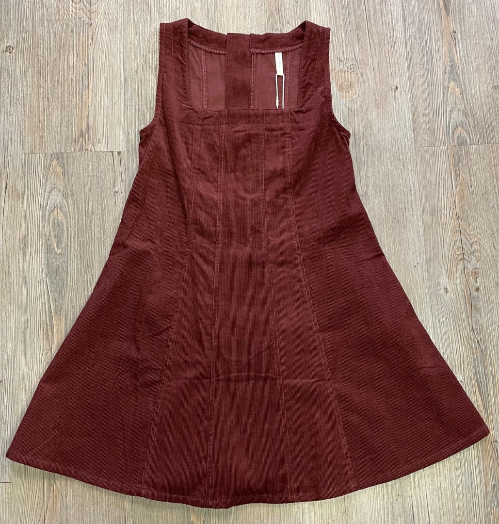 Burgundy Rylee+ Cru Maeve Mini Dress, 12Y