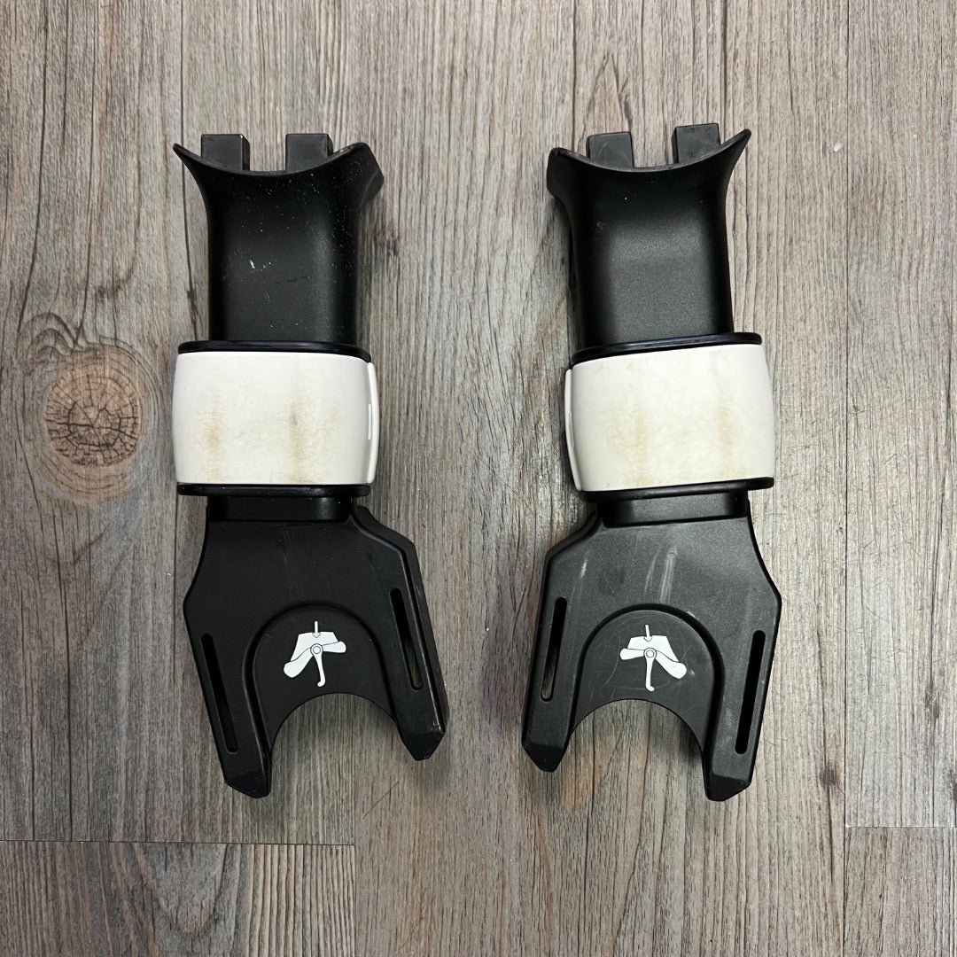 Black, White Bugaboo Stroller Adaptor, Pre-owned