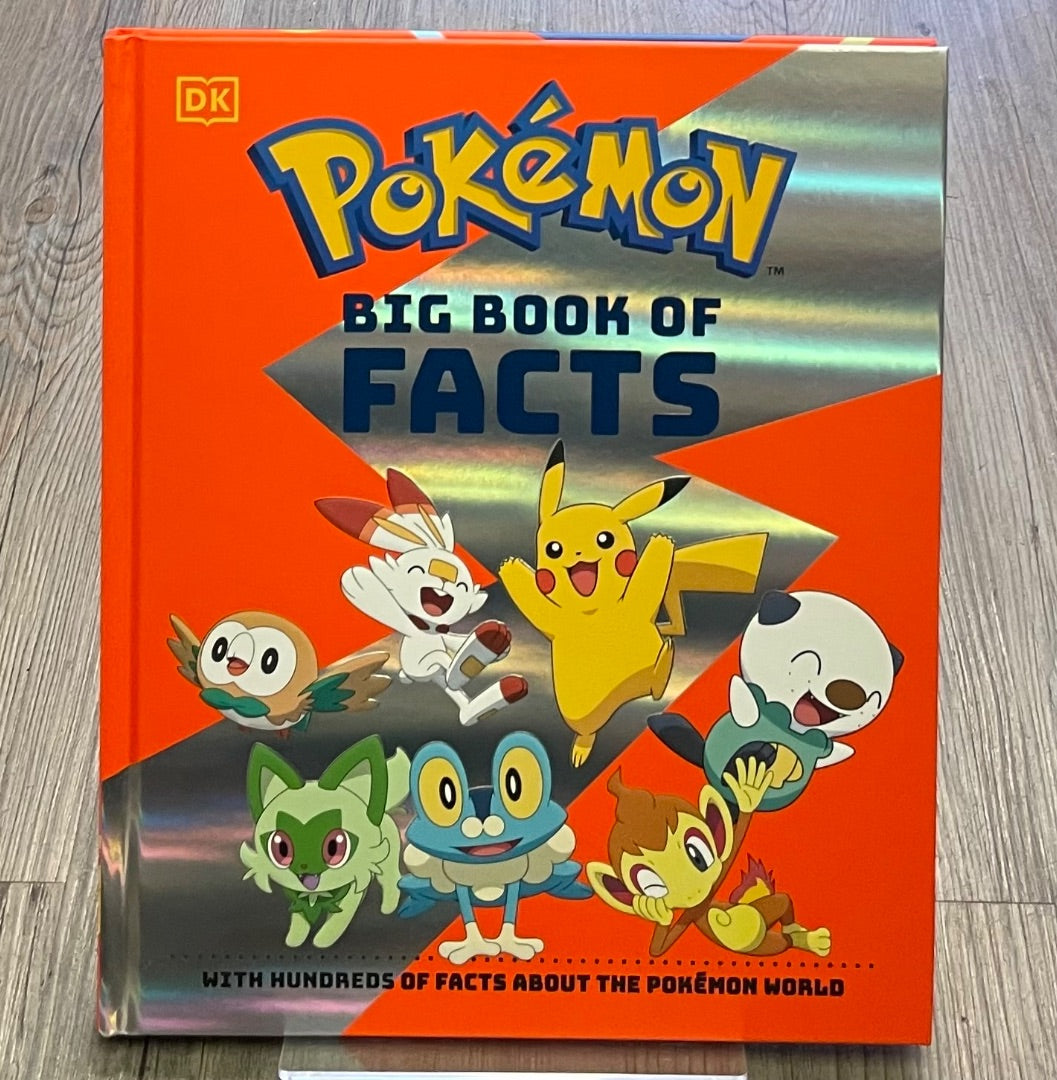 Orange Pokemon Big Book Of Facts, Hardcover
