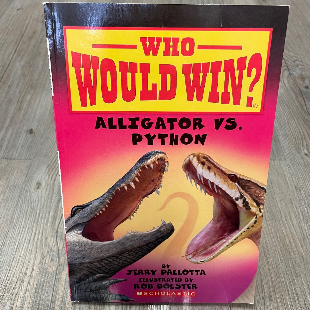 Multi Colour Who Would Win? Alligator VS Python, Paperback