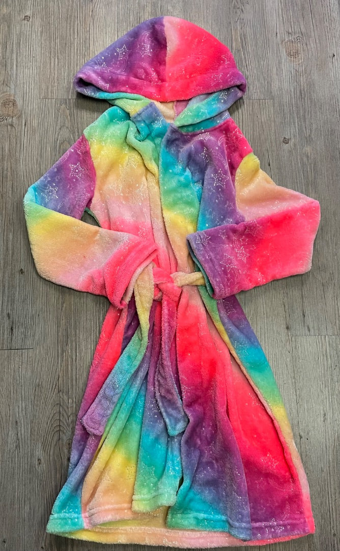 Rainbow Slumber Party Robe, 7-8Y