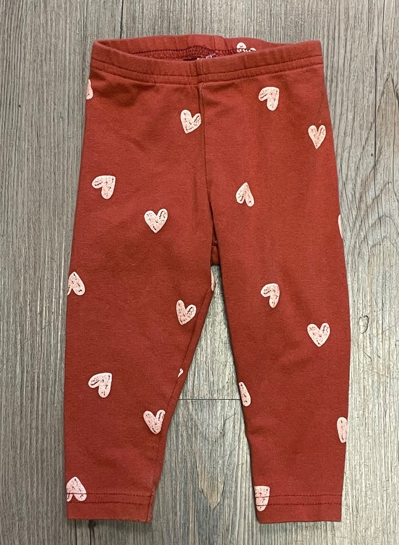 Rust Carters Baby Pants, 9M