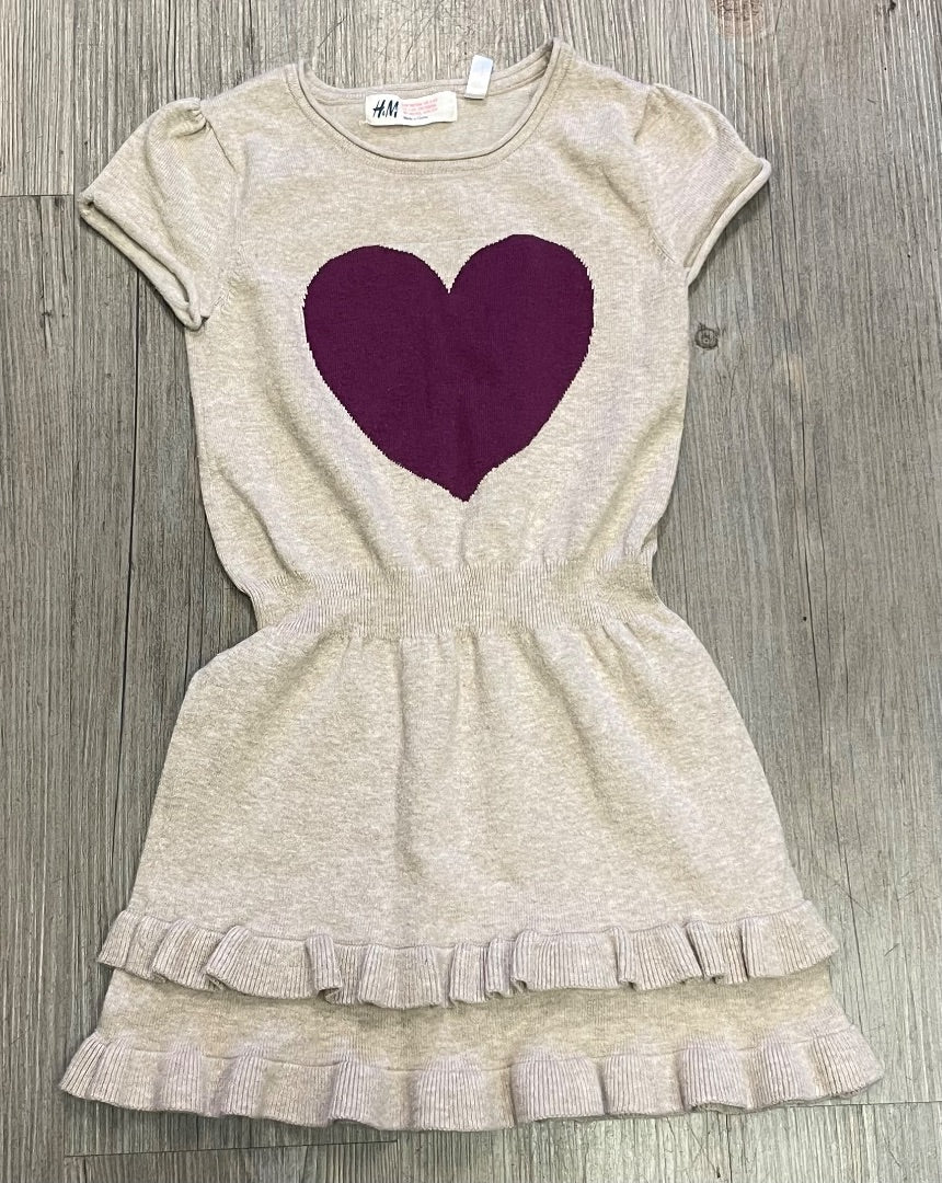 Beige H&M Knit Dress, 2-4Y