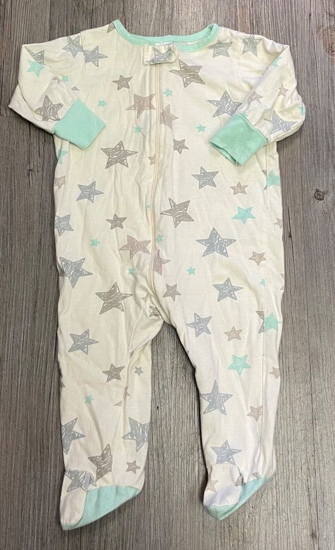 Grey Gerber Pj Onesie, 3-6M