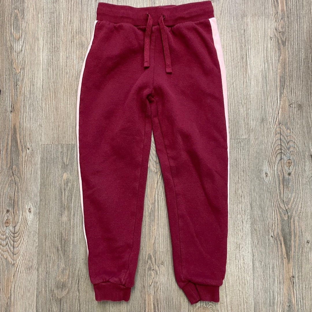 Maroon H&M Jogger Pants, 5-6Y
