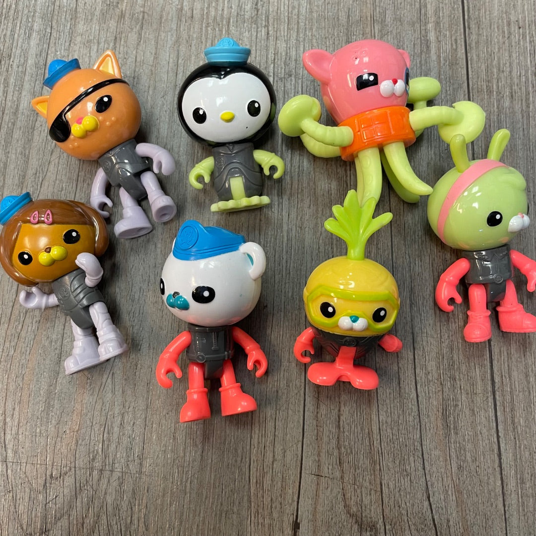 Multi Colour Fisher Price Octonauts Octo Glow Crew Pack, Pre-owned