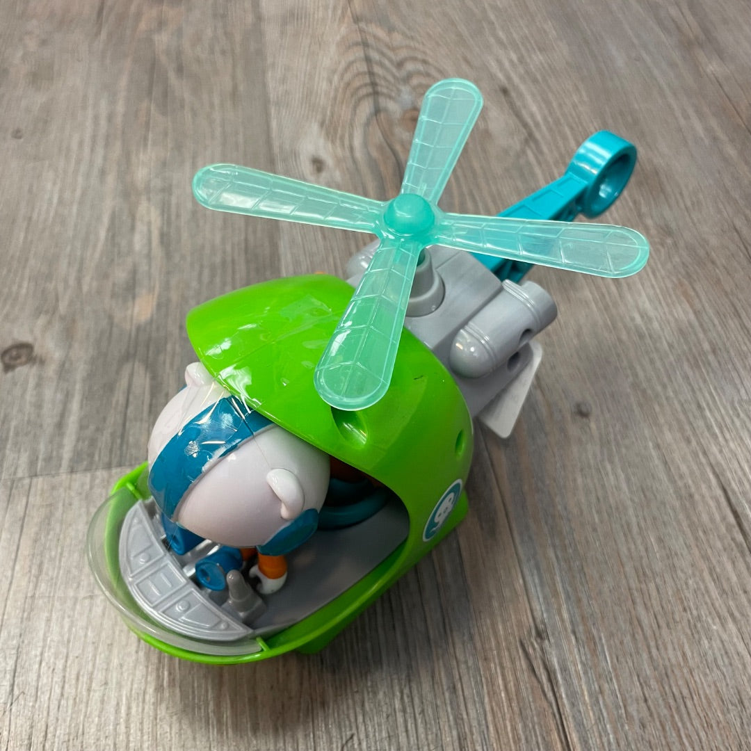 Lime Fisher Price Octonauts Gup-H Helicopter, Pre-owned