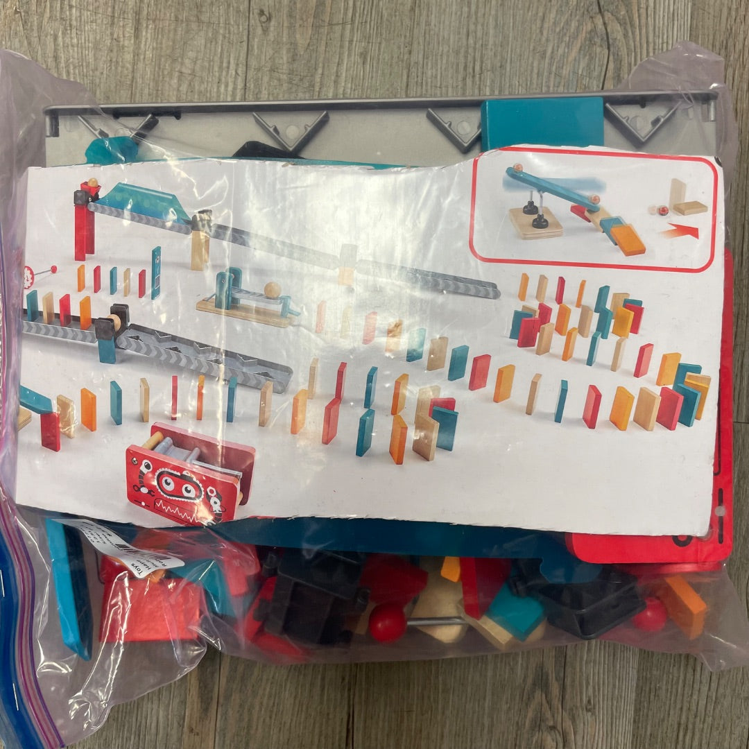 Multi Colour Hape Robot Factory Domino, 8Y+
