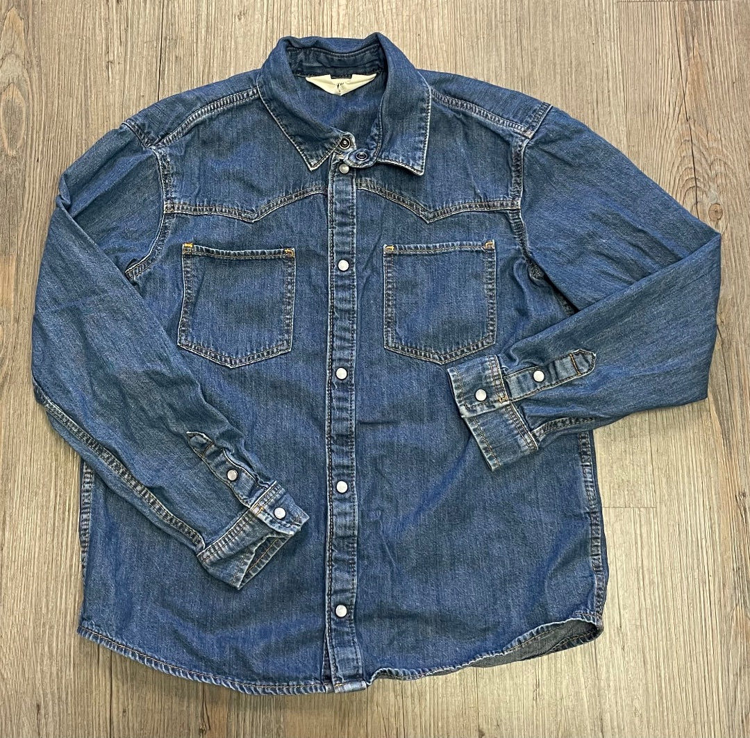 Indigo H&M Denim ShirtLS, 9-10Y