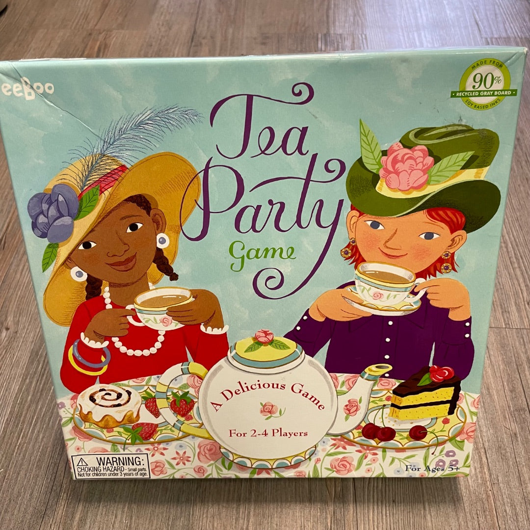 Multi Colour Eeboo Tea Party Game, Pre-owned