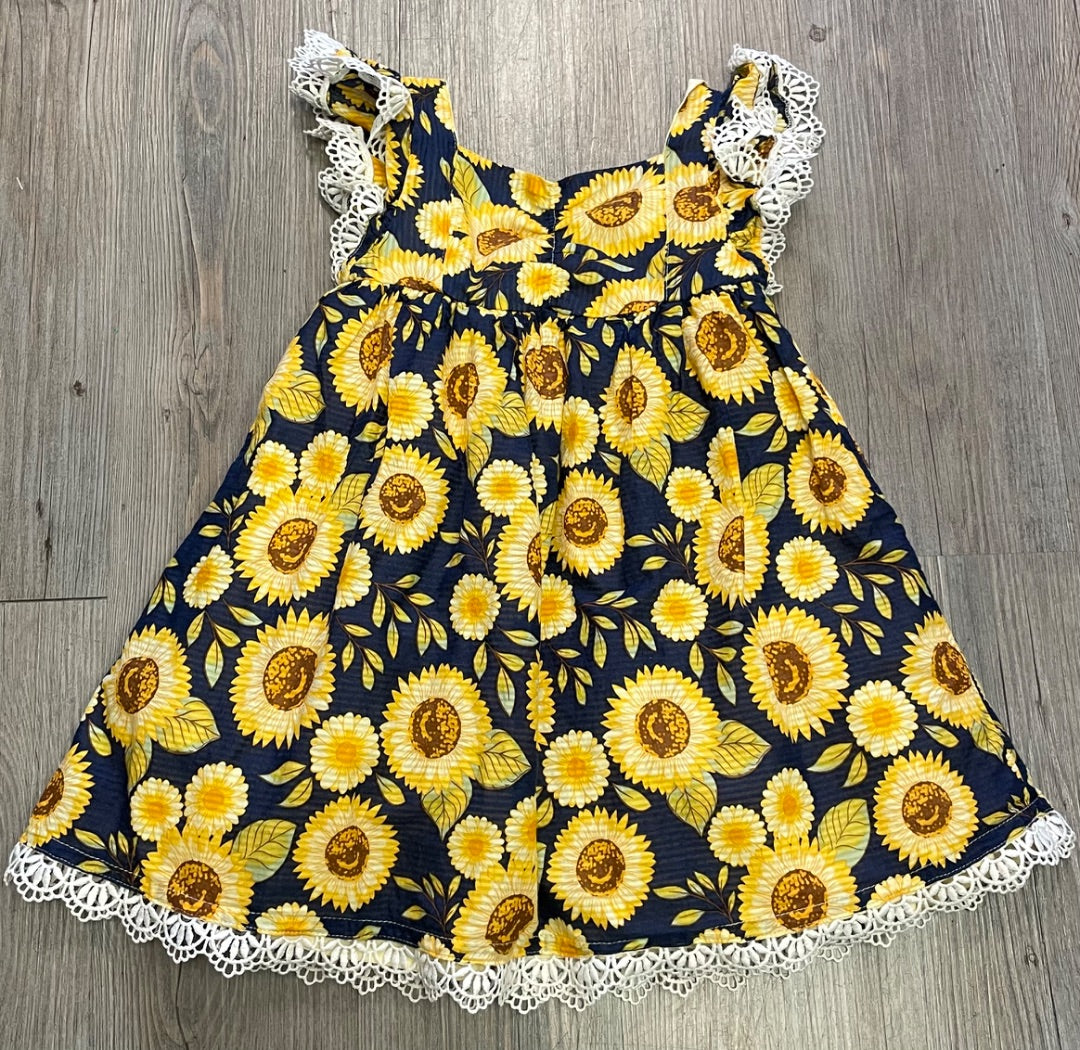 Floral Cynthia Rowley Sunflower Dress, 5Y