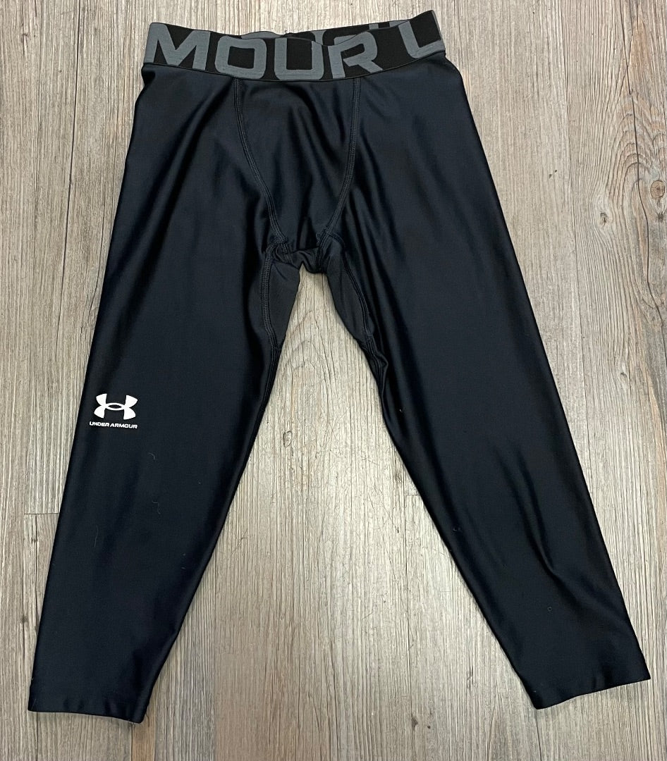 Black Under Armour Heat Gear Legging, 8Y