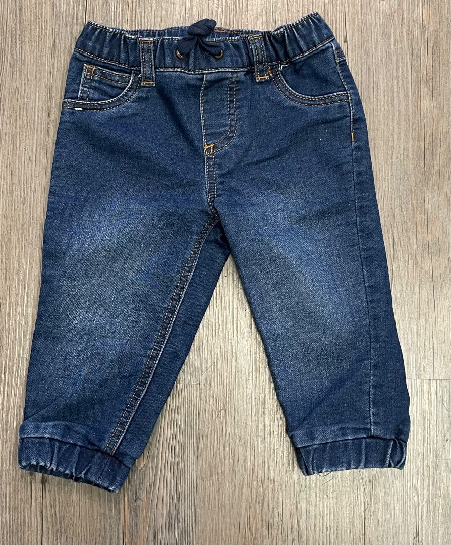 Blue First Impression Jogger Pants, 18M