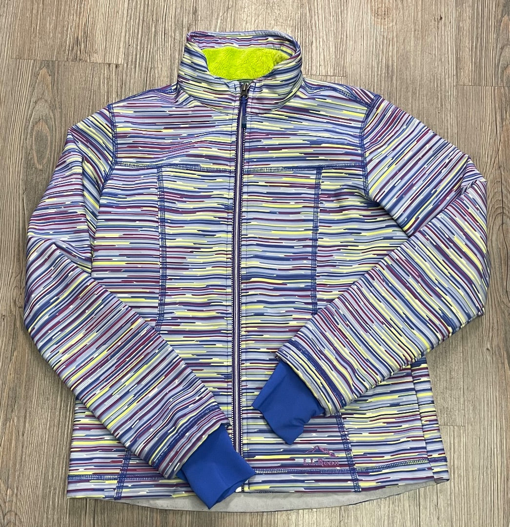 Multi Colour LLBean Fleecelined Jacket, 10-12Y