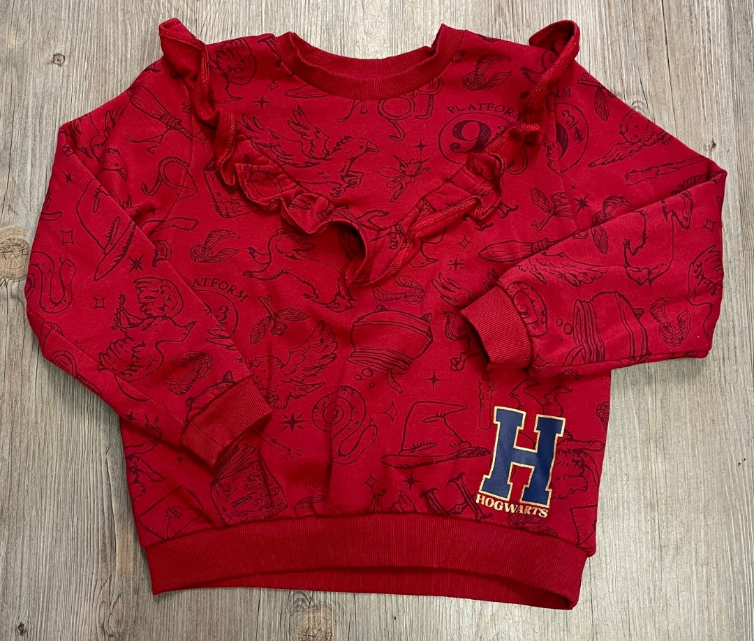 Red H&M Harry Potter Sweatshirt, 8-10Y