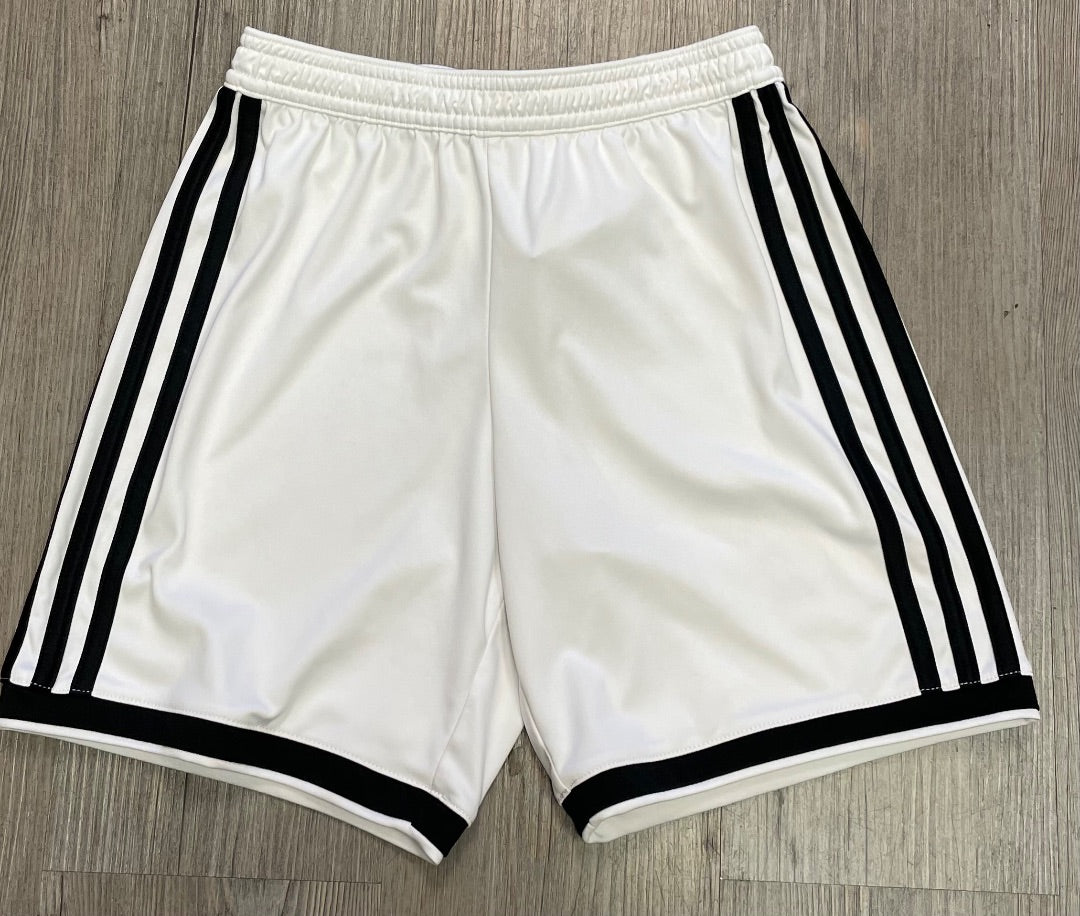 White Adidas Active Shorts, 9-10Y