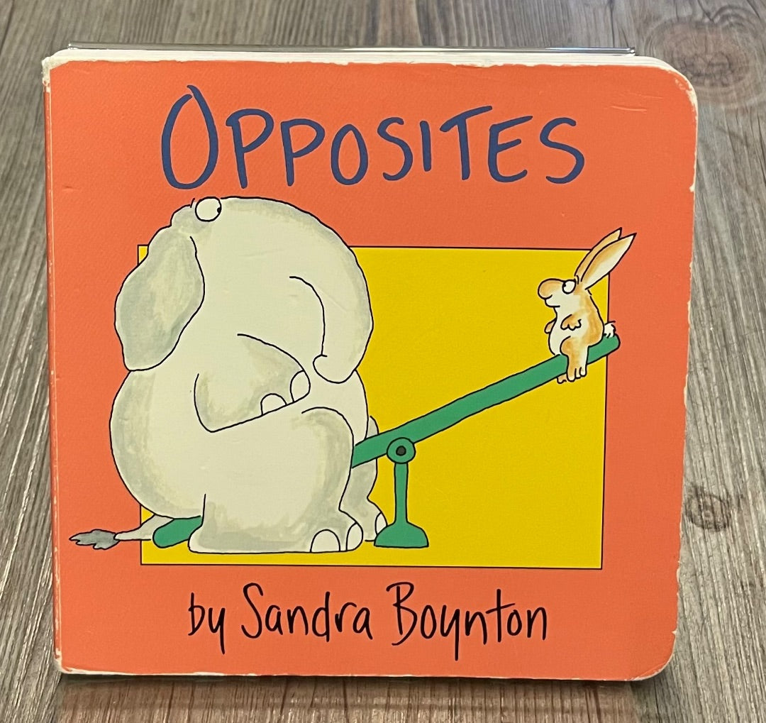 Multi Colour Opposites, Boardbook