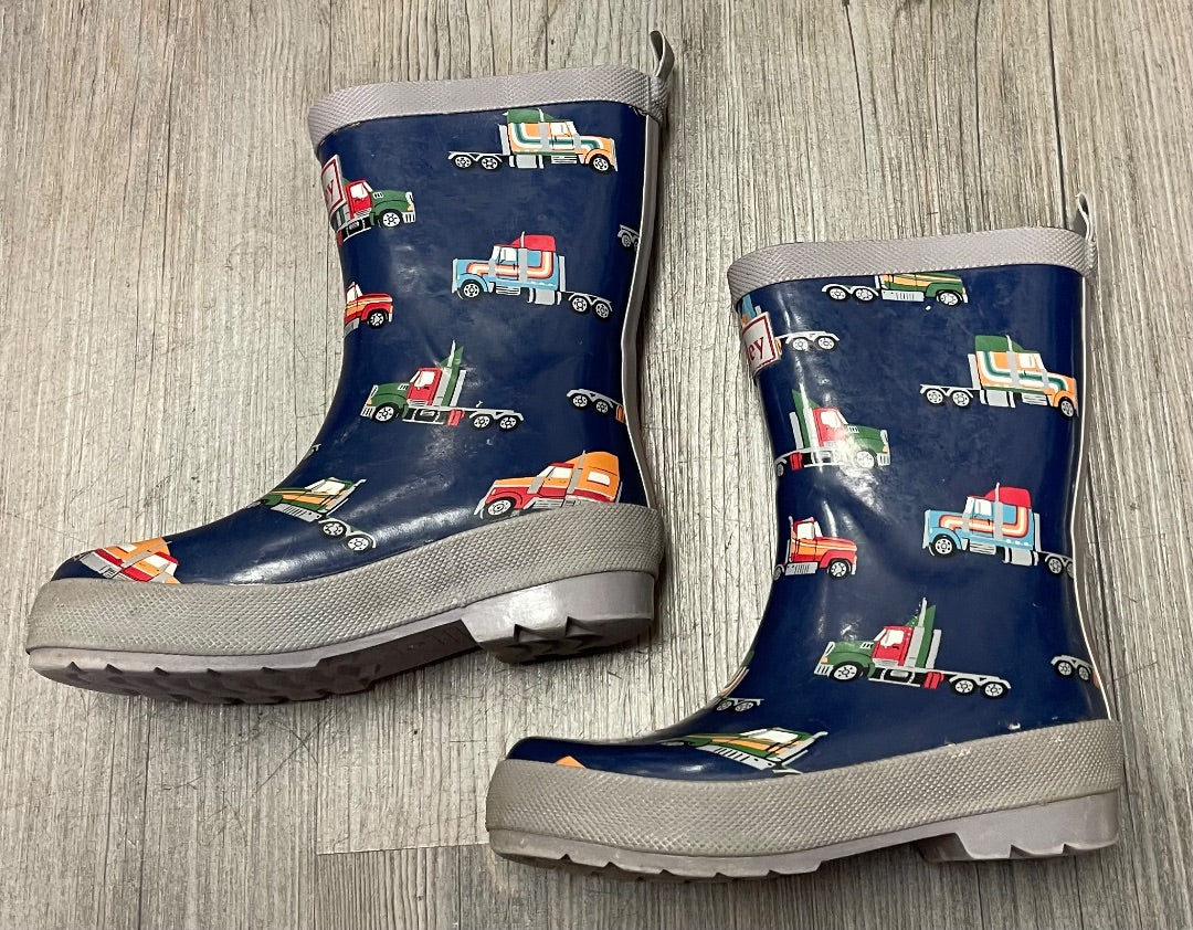 Navy Hatley Truck Rain Boots, 11Y