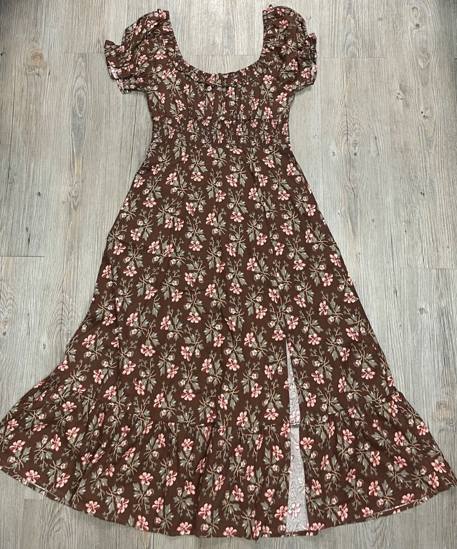 Winter Floral Rylee+ Cru Lana Dress, 12Y