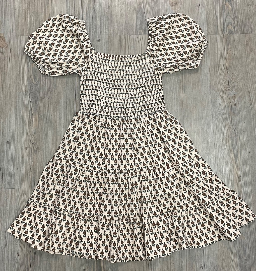 Harvest Floral Rylee+ Cru Emily Dress, 12Y