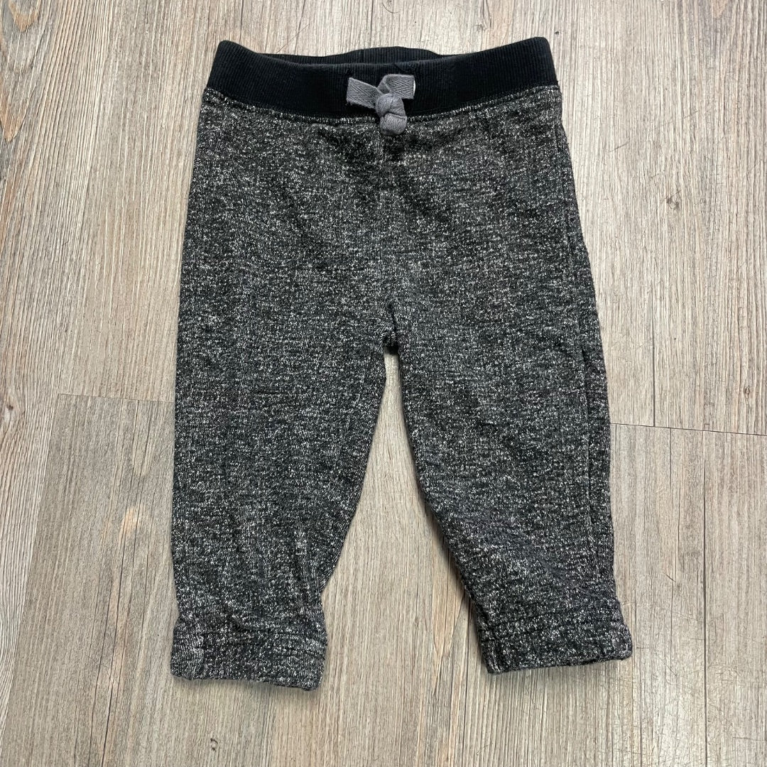 Black First Impression Jogger Pants, 12M