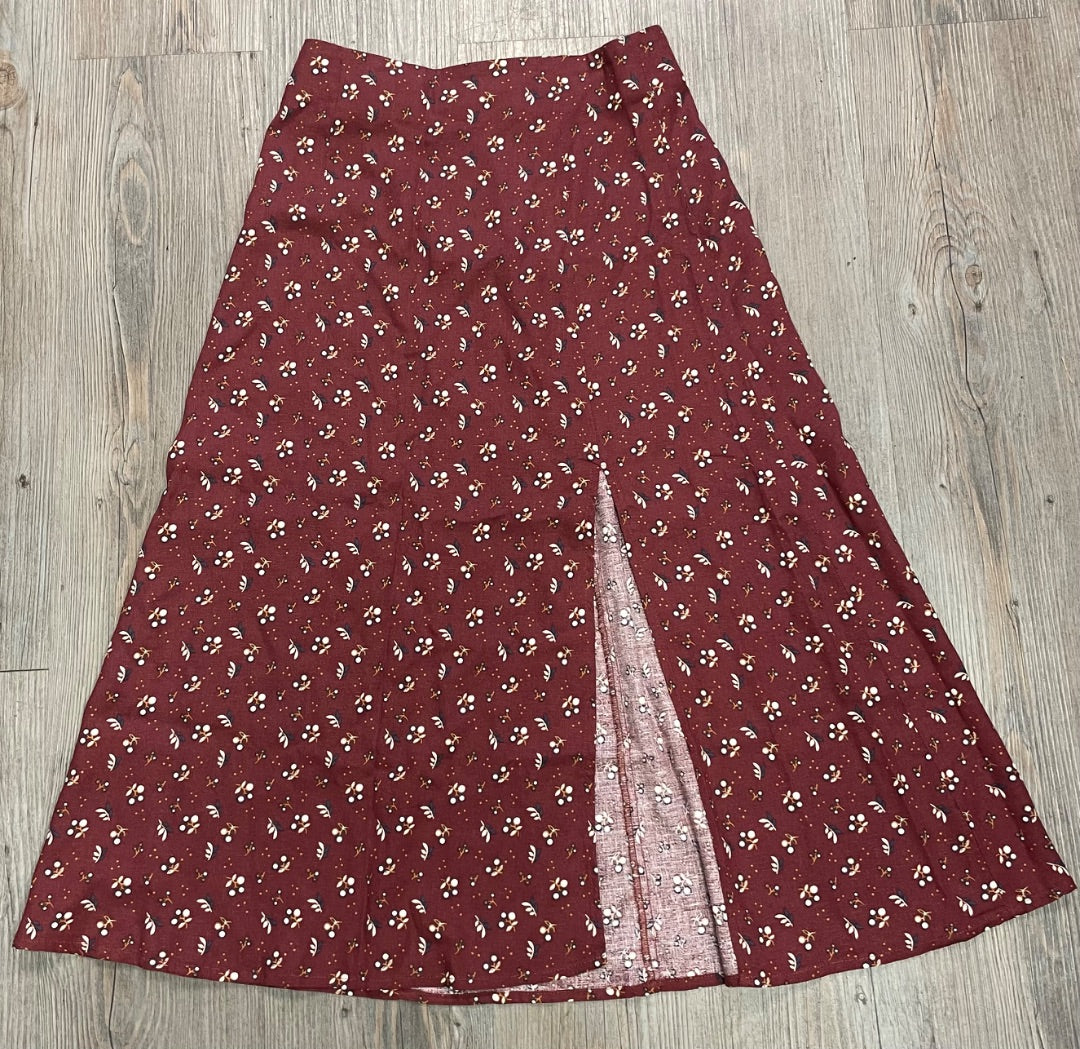 Harvest Berry Rylee+ Cru Midi Skirt, 12Y