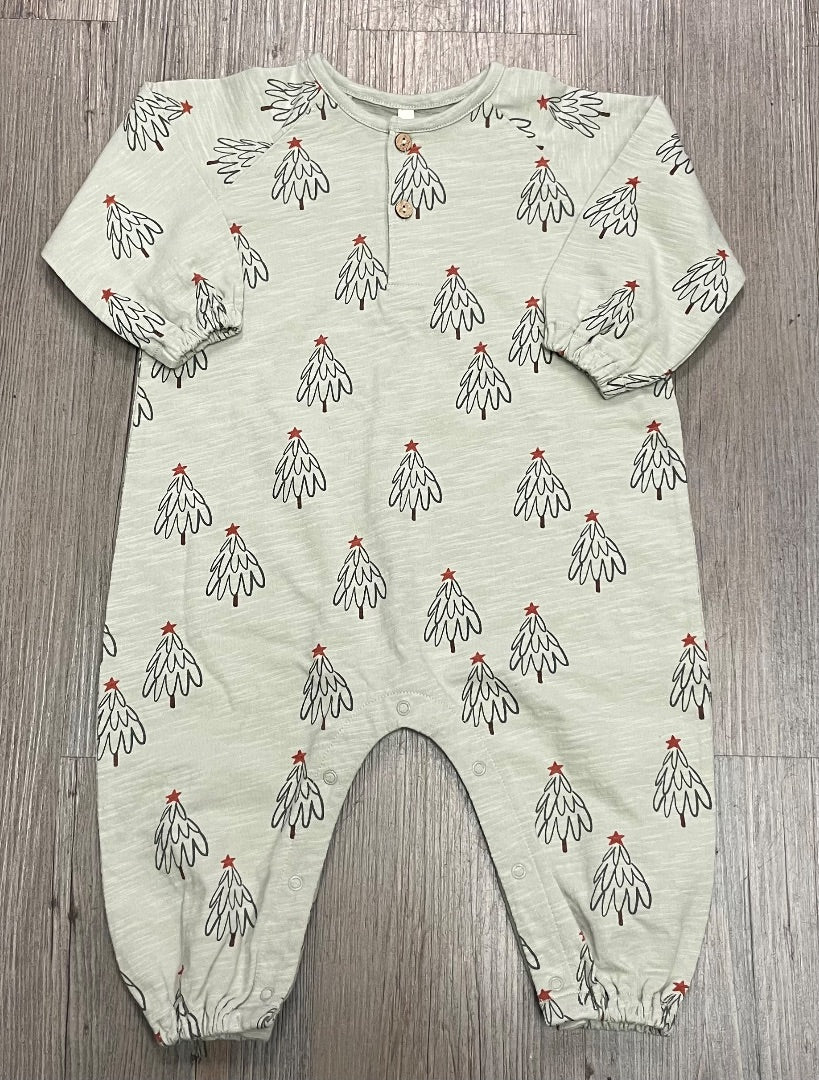 Pistachio Rylee+ Cru Henley Jumpsuit, 6-12M